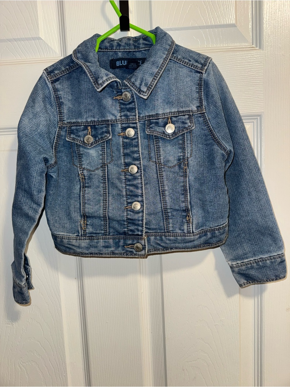 Blue Spice Light Blue Denim Jacket for Kids